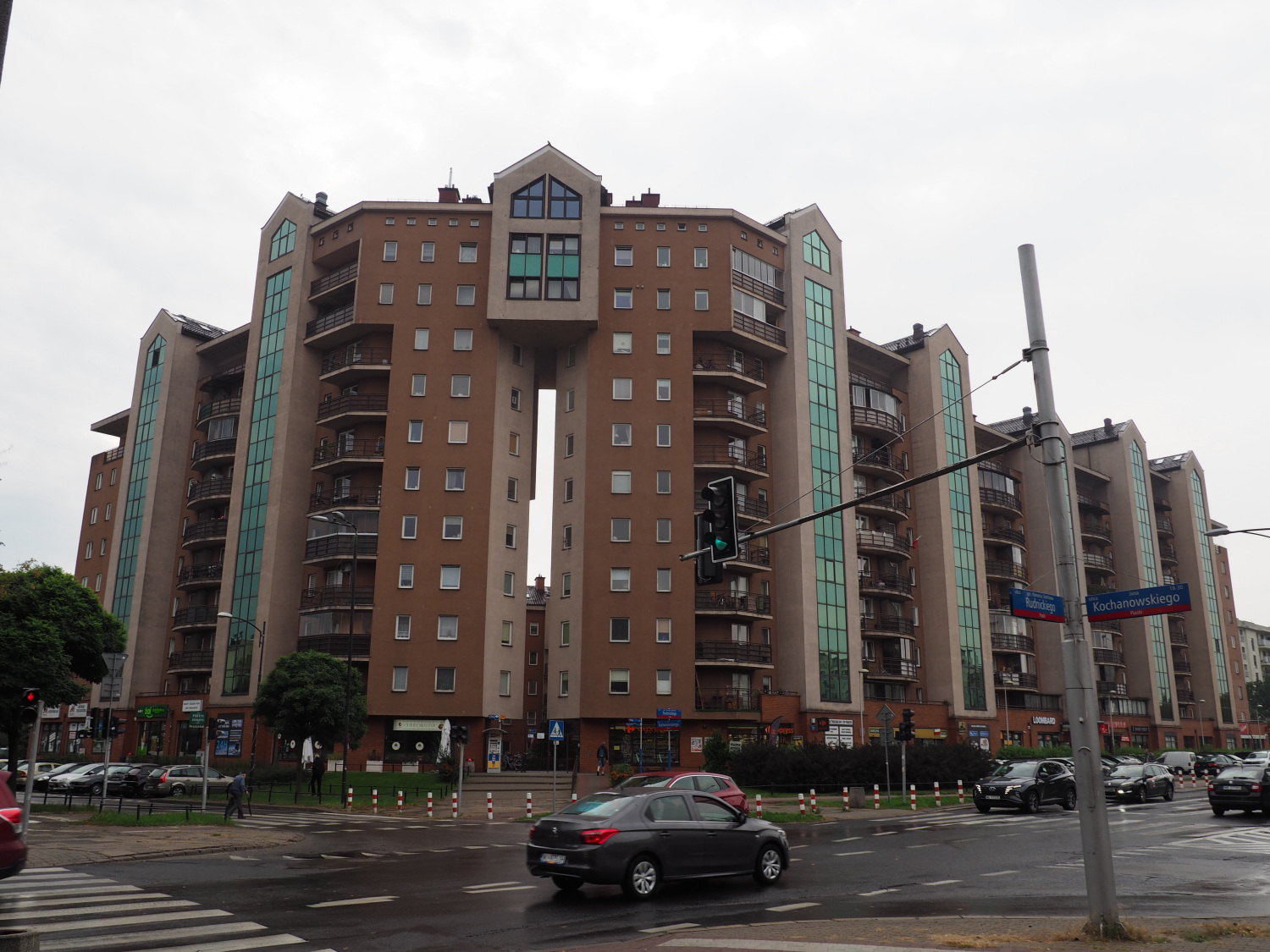 Zdjęcie architektury budynku Budynki mieszkalno-usługowe